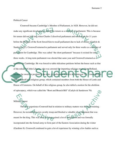 The Life of Oliver Cromwell