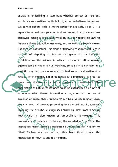 How to Distinguish Between Something That Is True and Something That Is Believed to Be True