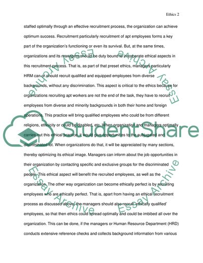 Ethical Aspects of the Business Sphere