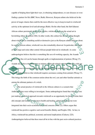 Witchcraft in Africa