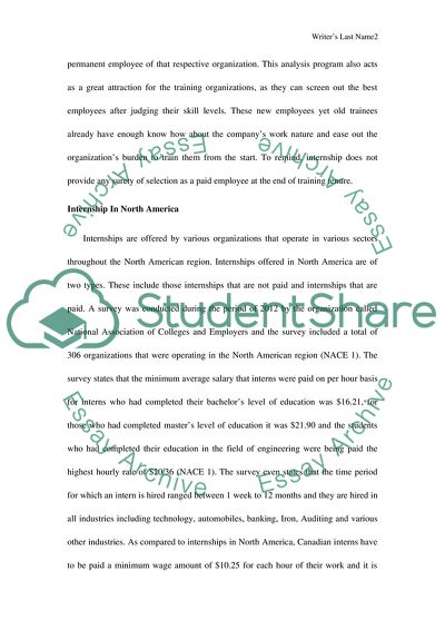 Are Internship Worth the Effort