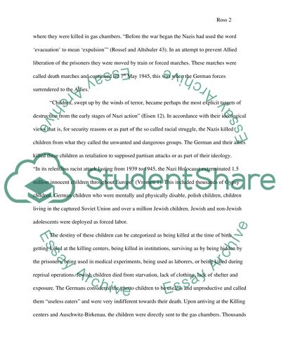 Holocaust: Killing of Children