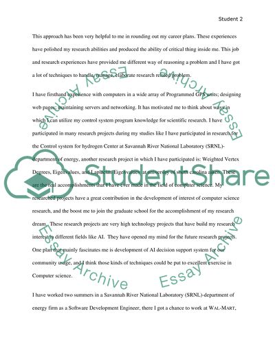 Statement of Objectives