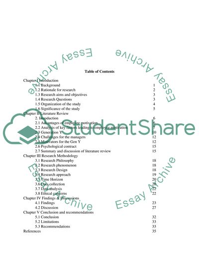 The Nature of the Psychological Contract