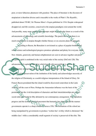 In Search of a Better World: Utopianism in Literature