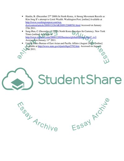 The Direction of the North Korean Economy