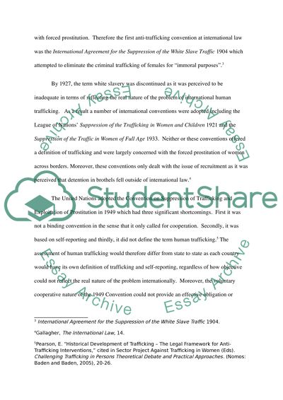 The Connection between Human Rights Abuses and Human Trafficking