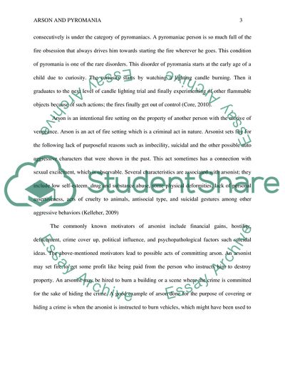 Arson and Pyromania: Understanding the Need to Start Fires