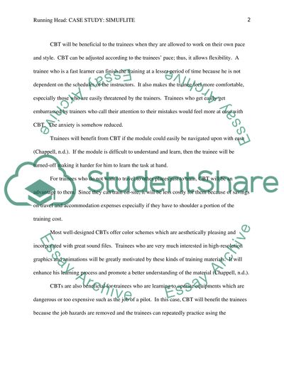 Case Study: Simuflite
