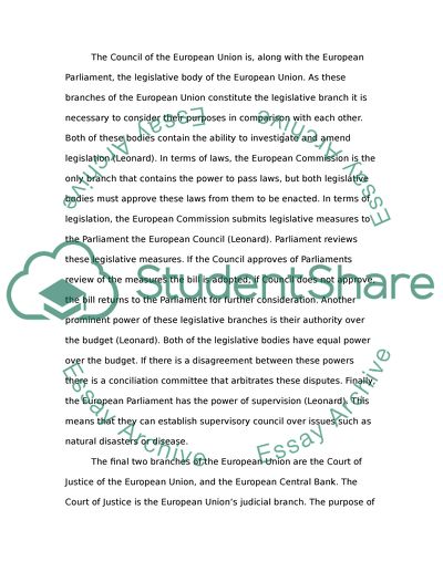 Political and Economic Partnership of the European Union