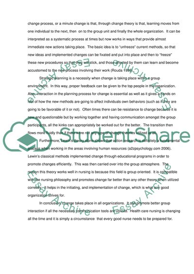 Change theory essays 08 image