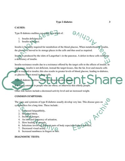 Type 2 diabetes mellitus