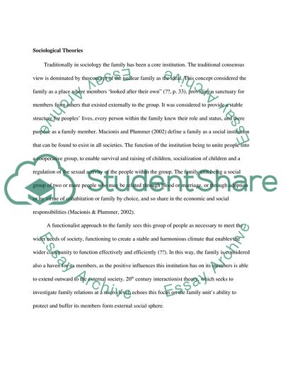 Family as a Social Unit