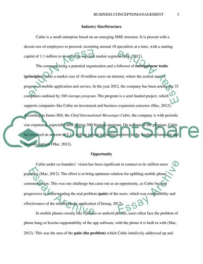 Start-up Executive Summary