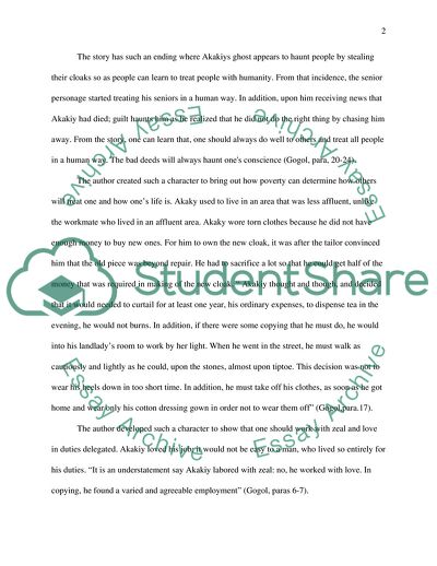 The Overcoat by Gogol