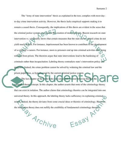 Analysis of Chapter Deven of The Irony of State Intervention