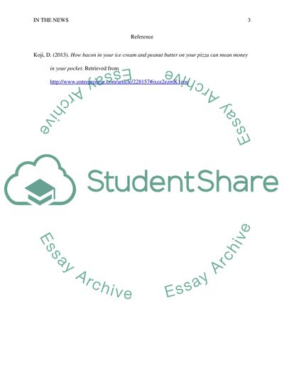 Food Industry in the News