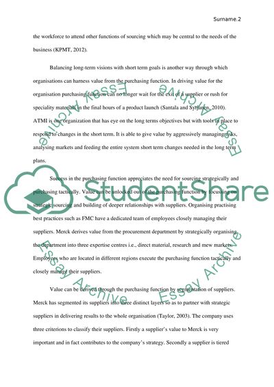 Purchasing Function in Controlling Costs and Value Addition