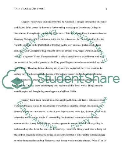 Tain, By Gregory Frost