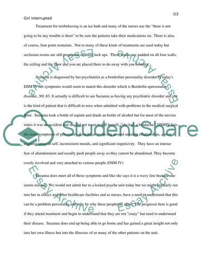 Movie Girl Interrupted