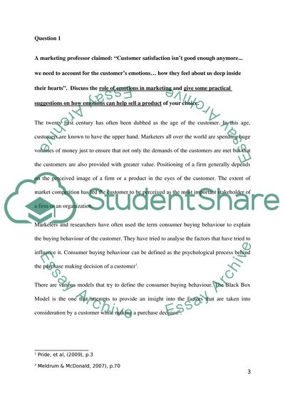 The Role of Emotions in Marketing