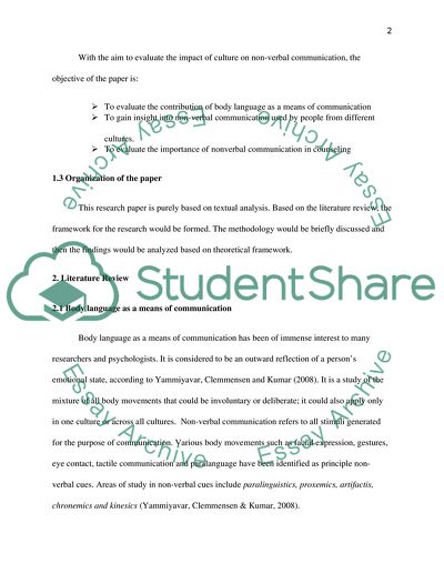 The Role of Nonverbal Communication