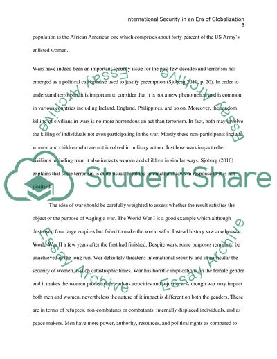 International Security in an Era of Globalization