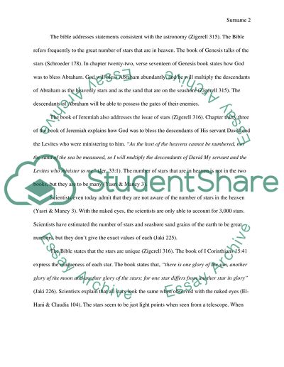 Relationship between Science and Bible