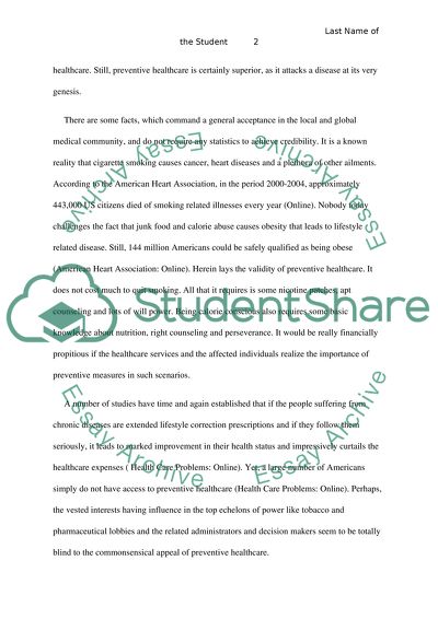 Reactive vs. Preventive Healthcare