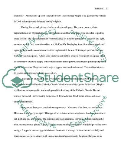 Renaissance and Baroque