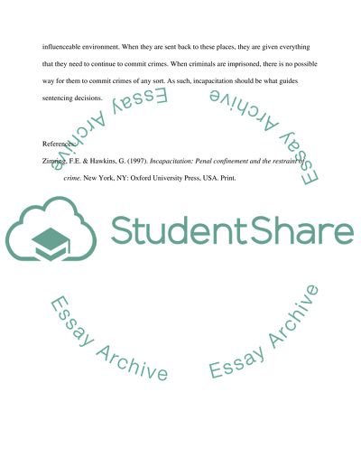 Sentencing decisions