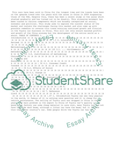 Toyota sales in China