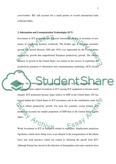 International Finance and Internet