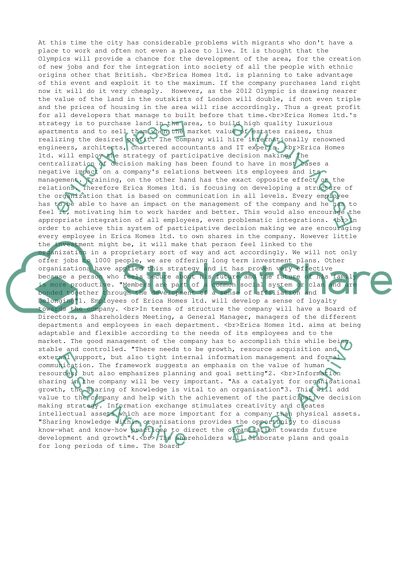 Erica Homes ltd. Project