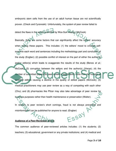 The Imperfection of Peer Review