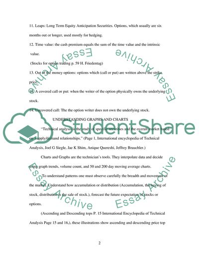 Financial Markets - Understanding Stock Option Information