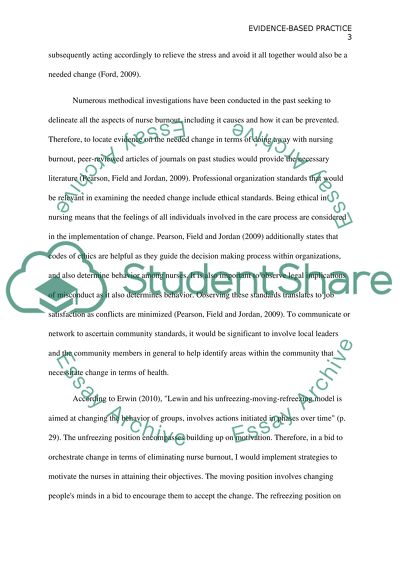 Leading Evidence-Based Change