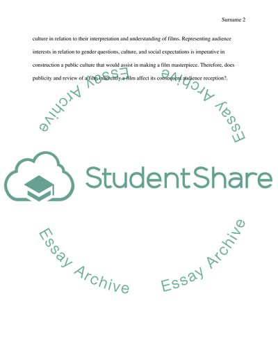 Reading response and discuss question