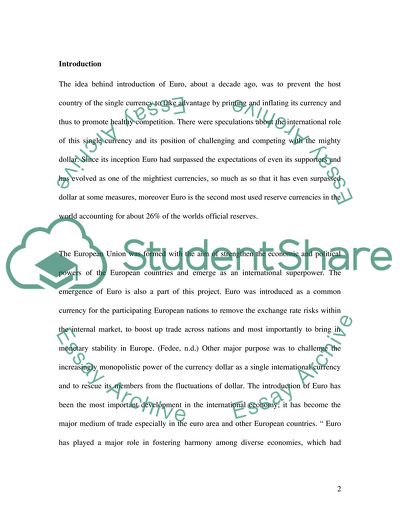 Europe in the International Economic Order