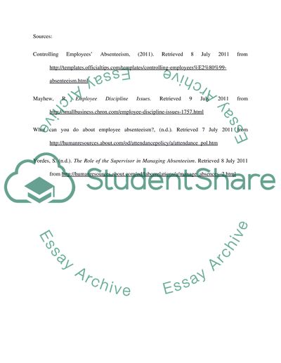 Employee Discipline Policy (human Resource) Employee Labor and Relations Class