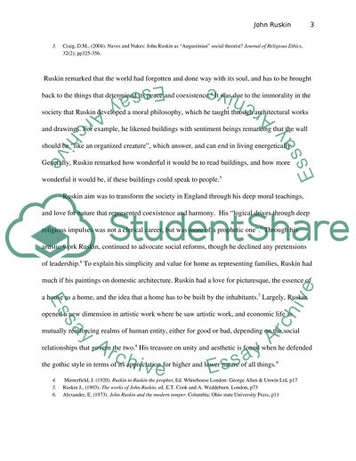 Ruskins Influence on Victorian Architecture