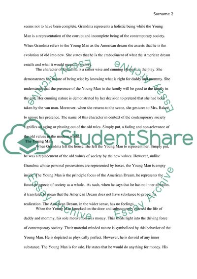 Albees Play, The American Dream