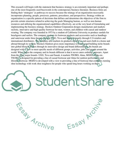 Factors related to strategic management and leadership that make the company highly successful