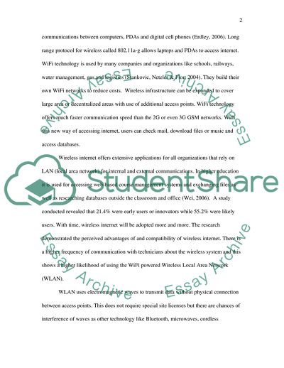 The Future Applications of Wireless Technology