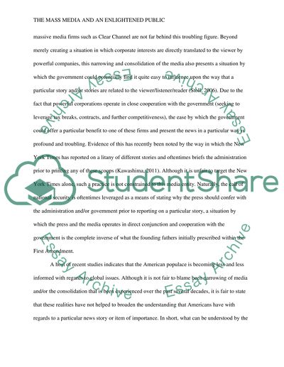 Two topics to choose from