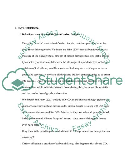 Options Available to Local Authorities in Reducing the Carbon Footprint of Their Jurisdictions