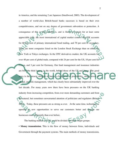 Future Prospects of British Banking