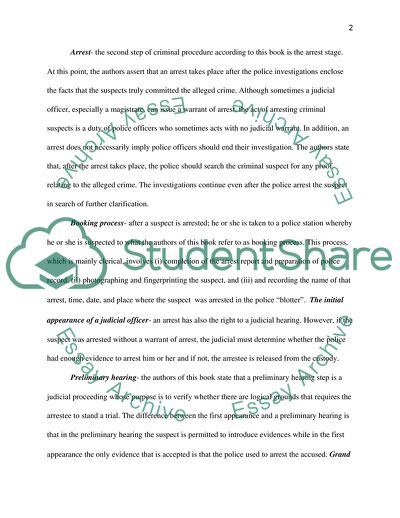 Criminal Law and Procedure