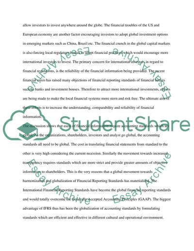 Advanced Financial Reporting and Theory