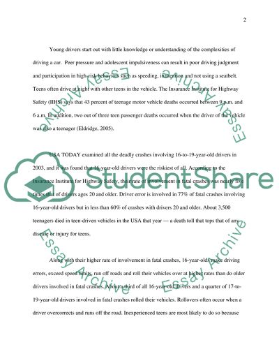 Should teens be allowed to drive at 16